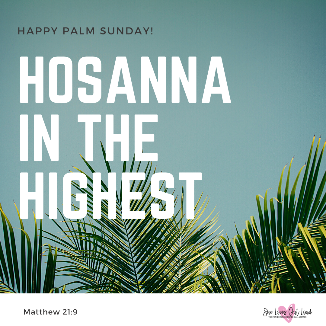 Happy Palm Sunday!